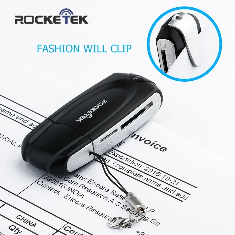 Rocketek в то же время считывает 2 карты usb 3 0 мульти 4 1 адаптер для чтения карт памяти