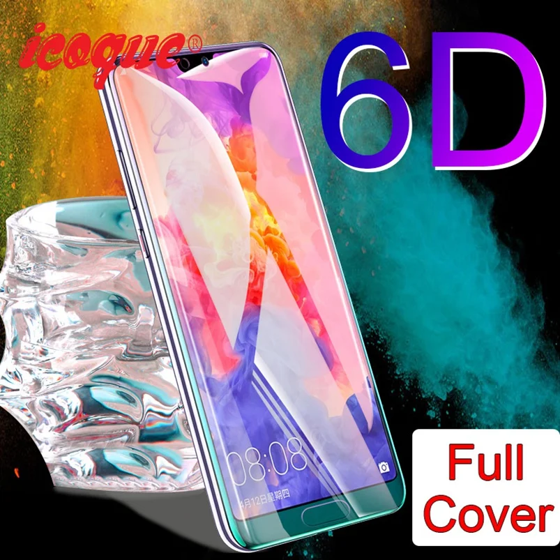 6D Стекло для VIVO Z5x iqoo V17 Neo V11 Pro Y17 Y15 Z3x Z1x Z1 Экран протектор Закаленное Стекло для Vivo S1 Nex 2 V11i Y89 Y85 Y97