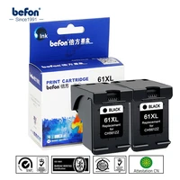 befon x2 61 xl cartridge replacement for hp 61 hp61 ink cartridge for deskjet 1000 1050 1050a 1510 2000 2050 2050a 3000 printer