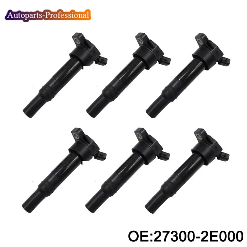 

6 pcs/lot New 27300-2E000 Ignition Coil For Hyundai Elantra Kia Soul Forte 1.8L 2.0L 2011-2014 C1804 / UF651 car accessories