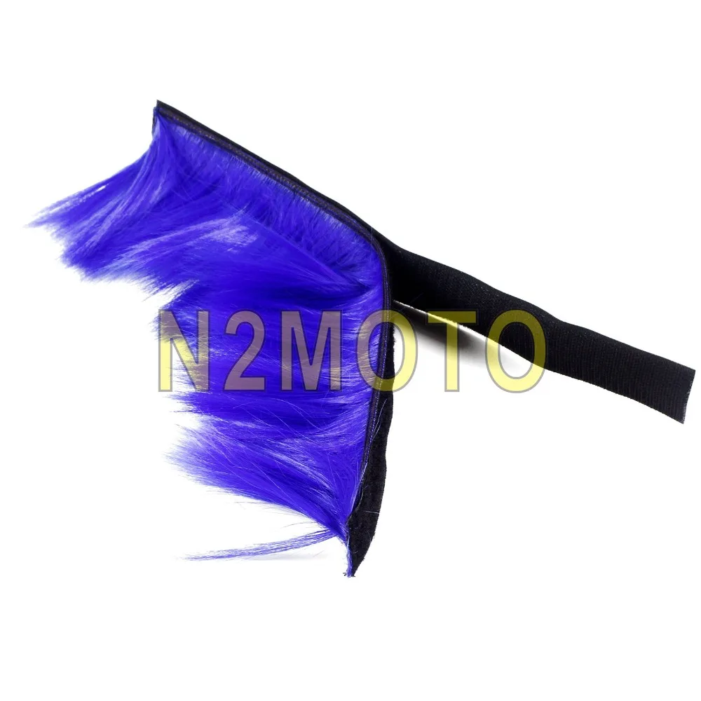 Синий многоцветный шлем Hawks Mohawk украшение для волос квадроцикла BMX велосипеда