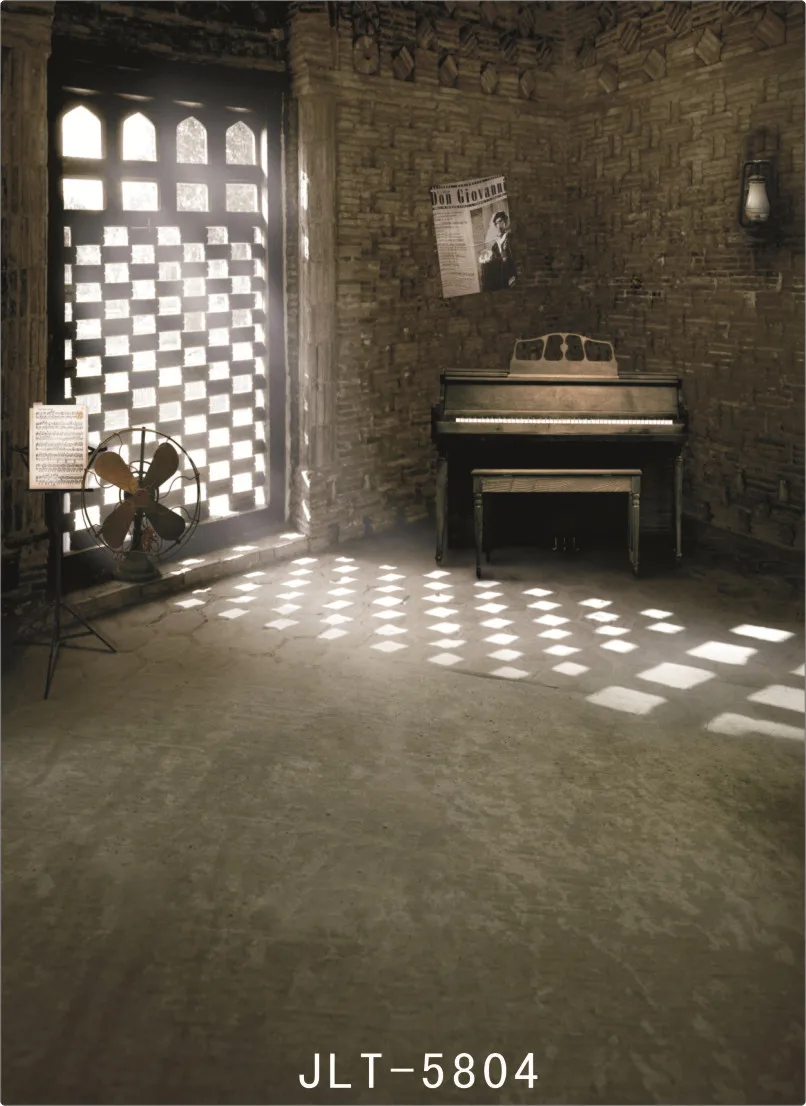 

Photography Backgrounds for Photo Studio Old House Piano Computer Printed Vinyl Photographic Backdrops for Wedding Children