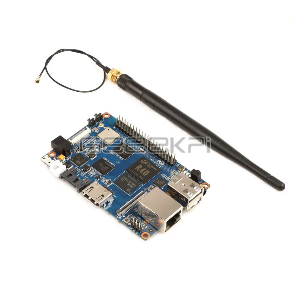 Четырехъядерный процессор банан Pi M2U 2 Гб ОЗУ с SATA Wi-Fi Bluetooth 8 eMMC одна плата 1 шт. 3 дБ |