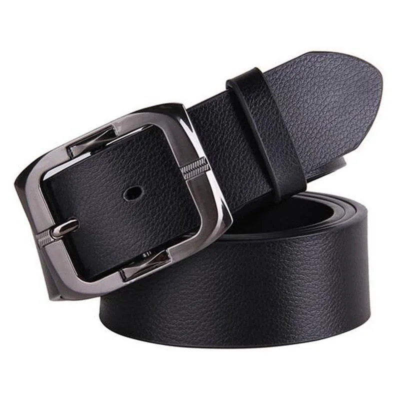 

Fashion New Brand 5 Colors Metal Buckle Casual Belts for Men Pu Leather Men's Waist Belt