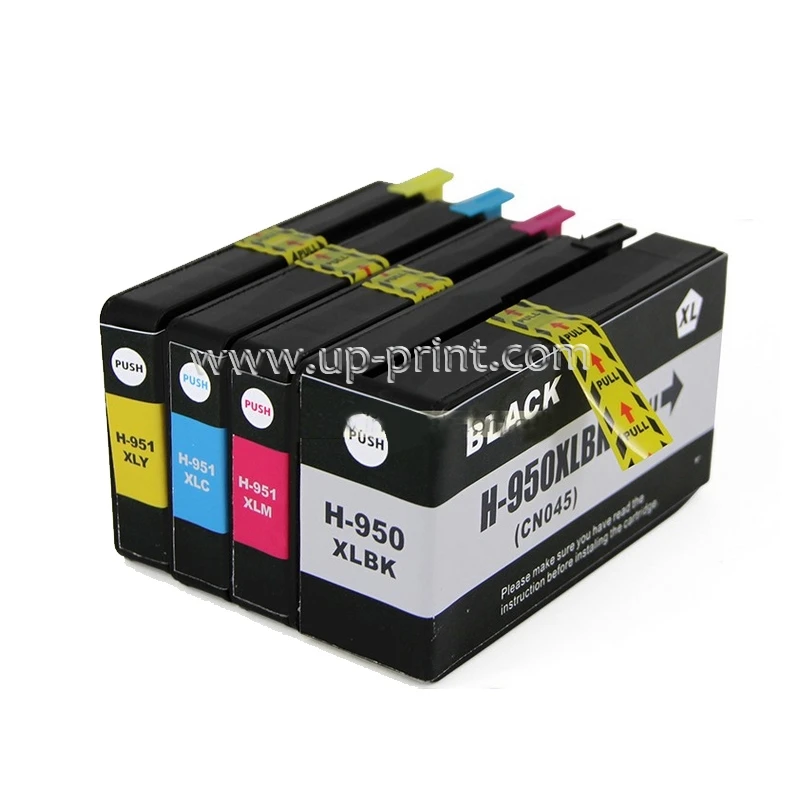 Замена картриджа для принтера HP 950XL 951XL один комплект работает с OfficeJet Pro 8600 8610 8620