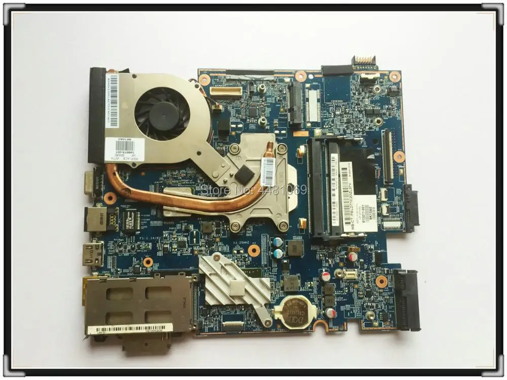Материнская плата для ноутбука hp 4525S 613211-001 с радиатором вместо 613212-001 622587-001+ Бесплатный процессор 48.4GJ02.011 протестированная Рабочая