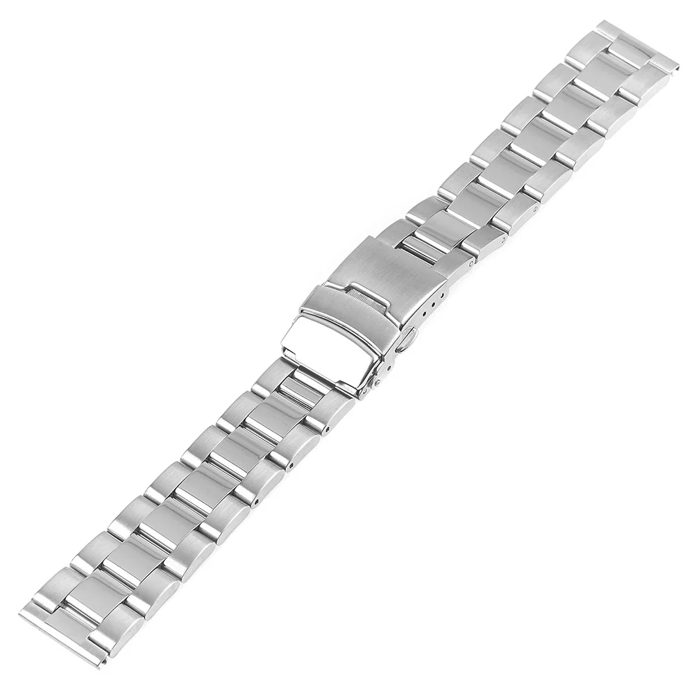 

22mm Stainless Steel Watch Band +Tool for Garmin Epix Forerunner 935 FR935 Safety Buckle Strap Wrist Bracelet Black Gold Silver