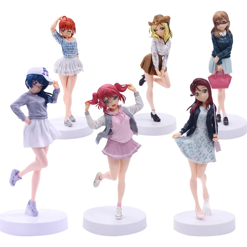 24 см аниме Love Live EXQ SUNSHINE Girls School Idol Project Kunikida Hanamaru Ruby Kurosawa ПВХ фигурка Коллекционная модель игрушки