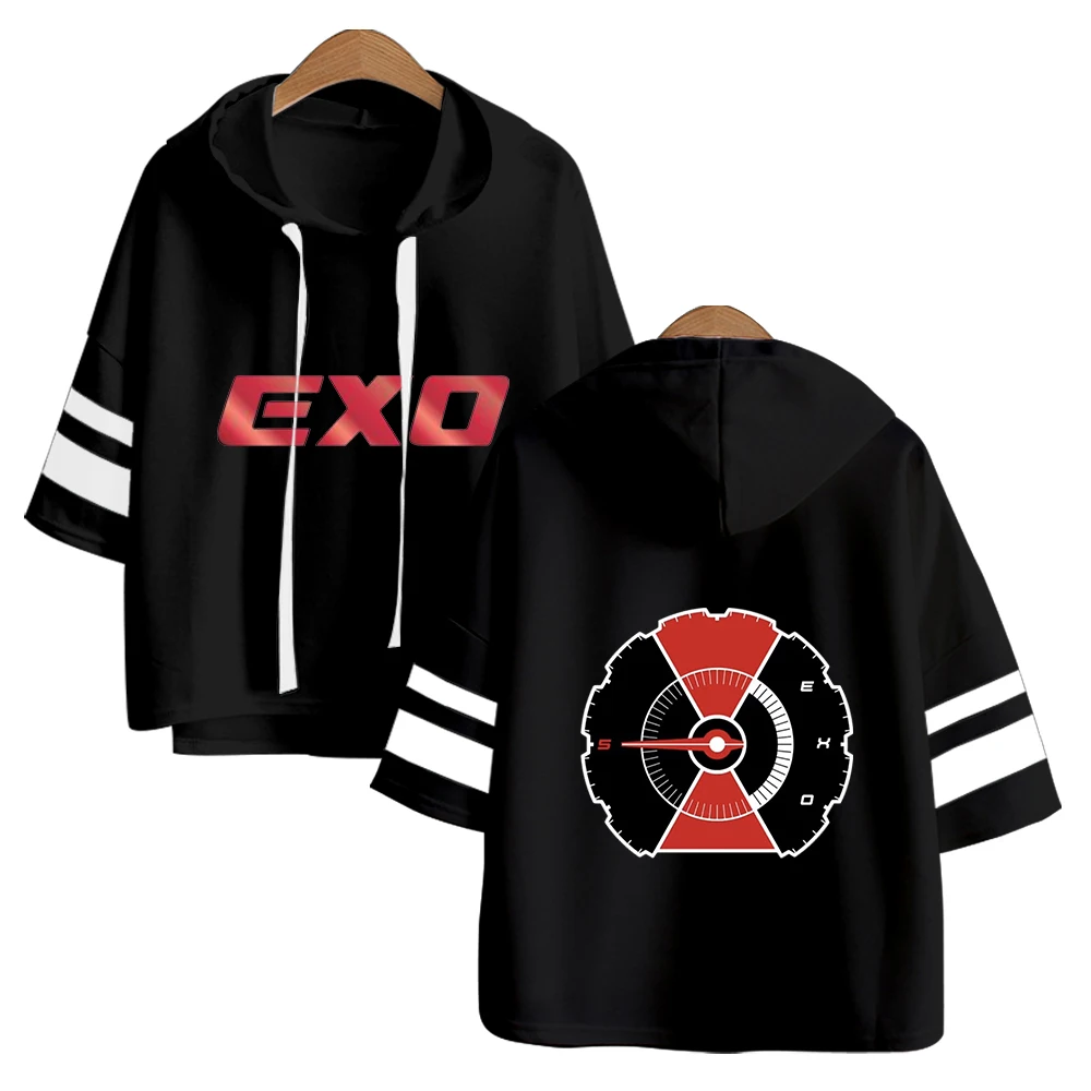 Exo 2019 love shot корейский стиль толстовки Свитшот одежда kpop kawaii летние женские