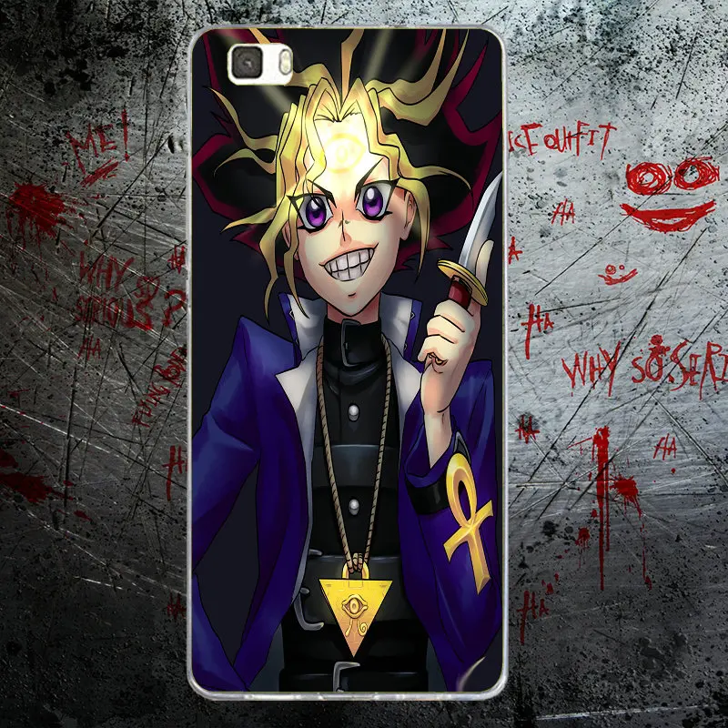 Силиконовые мягкие чехлы для телефонов Huawei P8 P9 P10 P20 Mate 10 Pro Y5 Y6 II Y7 Honor 6X7X9 Lite Anime Yu Gi Oh