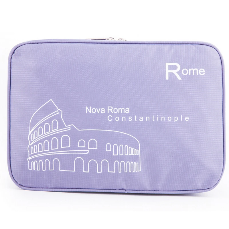 Водонепроницаемая мужская сумка для макияжа органайзер путешествий из ткани