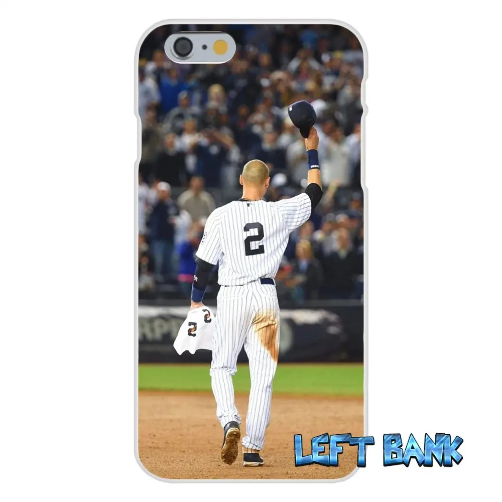 Мягкий силиконовый прозрачный чехол из ТПУ для Samsung Galaxy Note 3 4 5 S4 S5 MINI S6 S7 edge Derek Jeter