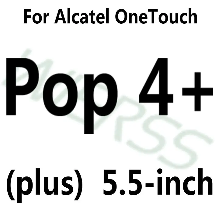 alcatel Pop 4 plus Закаленное Стекло Экран Защитная пленка для Alcatel One Touch Pop 2 3 4 4+ 4S S7/Pixi 3 4 3,5 4,0 4,5 5 5,0 5,5 6 6,0/первый - Цвет: alcatel Pop 4 plus