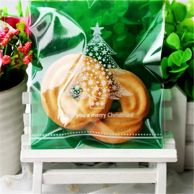 10 шт./Лот пластиковые рождественские подарочные пакеты|decorative decorative|decor packdecoration