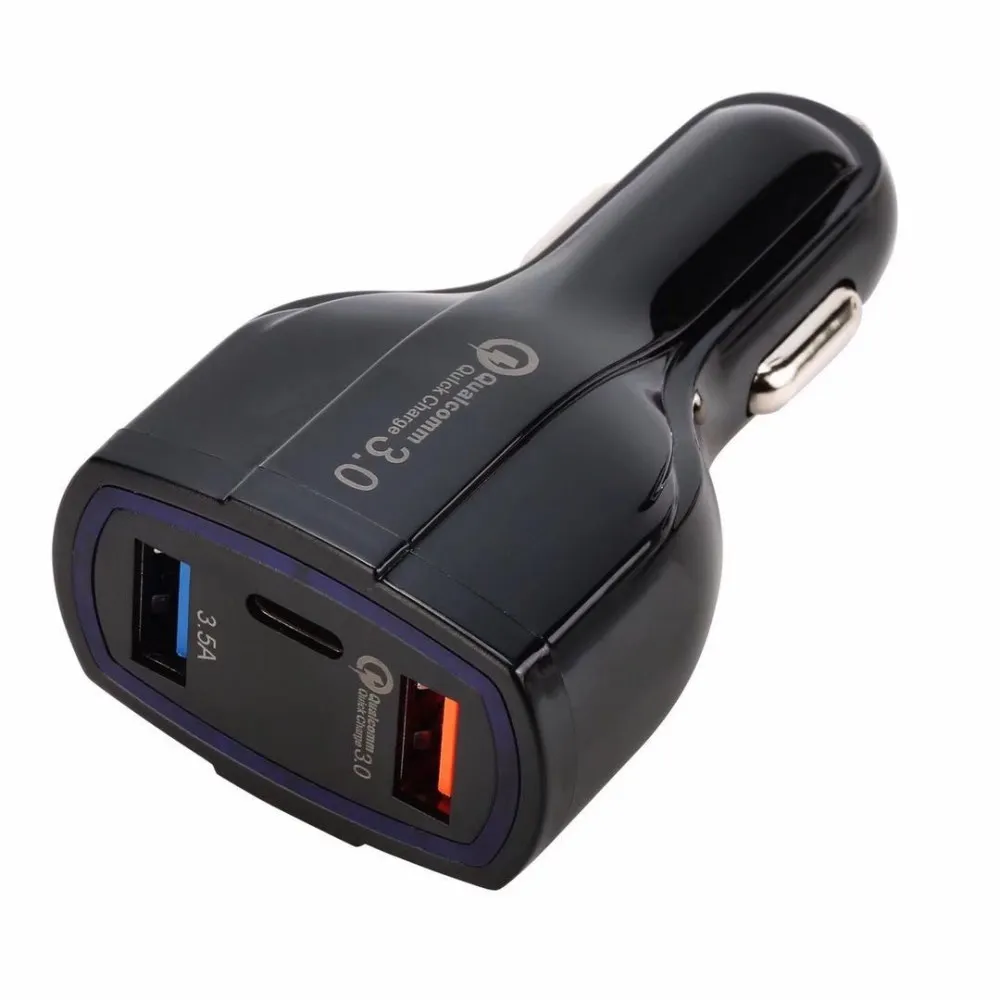 CHOIFOO быстрое зарядное устройство 3 0 Автомобильное 5V3A двойной USB порт QC3.0 мобильный