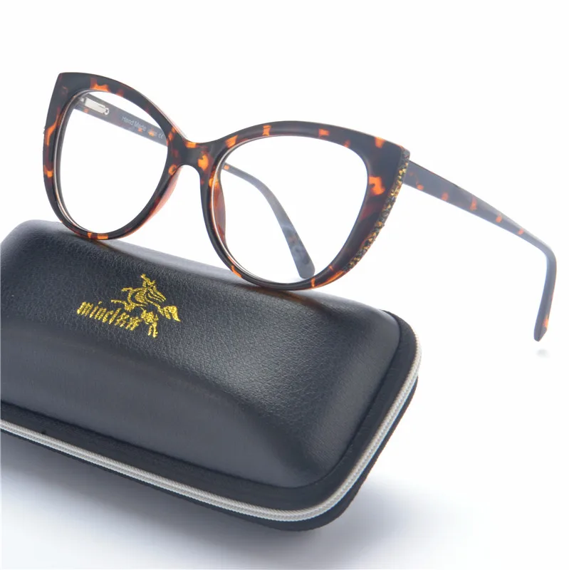 Женские очки-оправы MINCL черные очки с прозрачными линзами оправа для очков