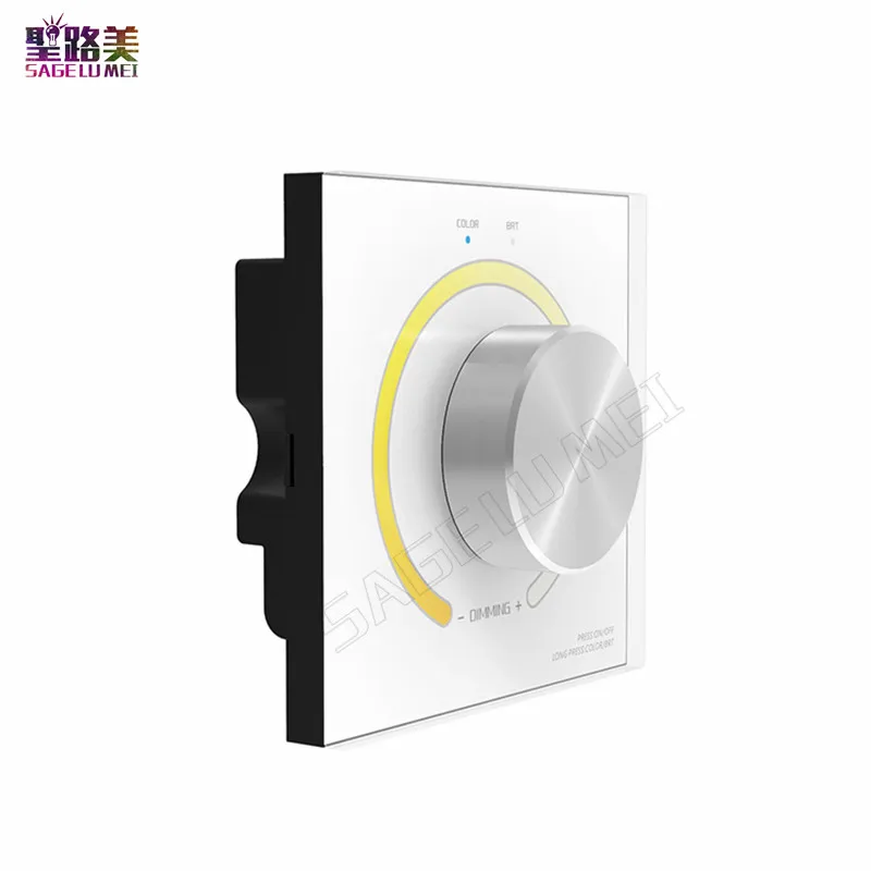 AC110V 240V DX62 настенное крепление 2 4 г RF Беспроводной светодиодный цветной регулятор