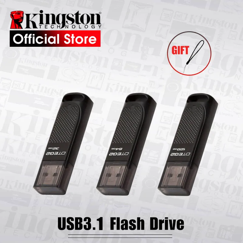Новый Usb флеш накопитель Kingston USB 3 0 32 ГБ 64 128 флешка высокоскоростной 180 МБ/с. 1