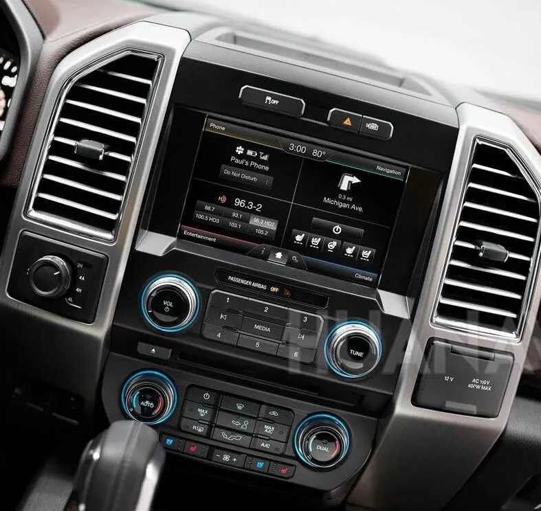 Android Tesla стиль автомобиля нет DVD плеер gps навигация для Ford F150- Автомобильный мультимедийный радио Кассетный плеер рекордер головное устройство