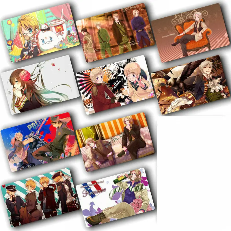Hetalia Axis Powers APH карта аниме стикер пакет DIY водонепроницаемая карта классические детские наклейки игрушки для детей 100 шт