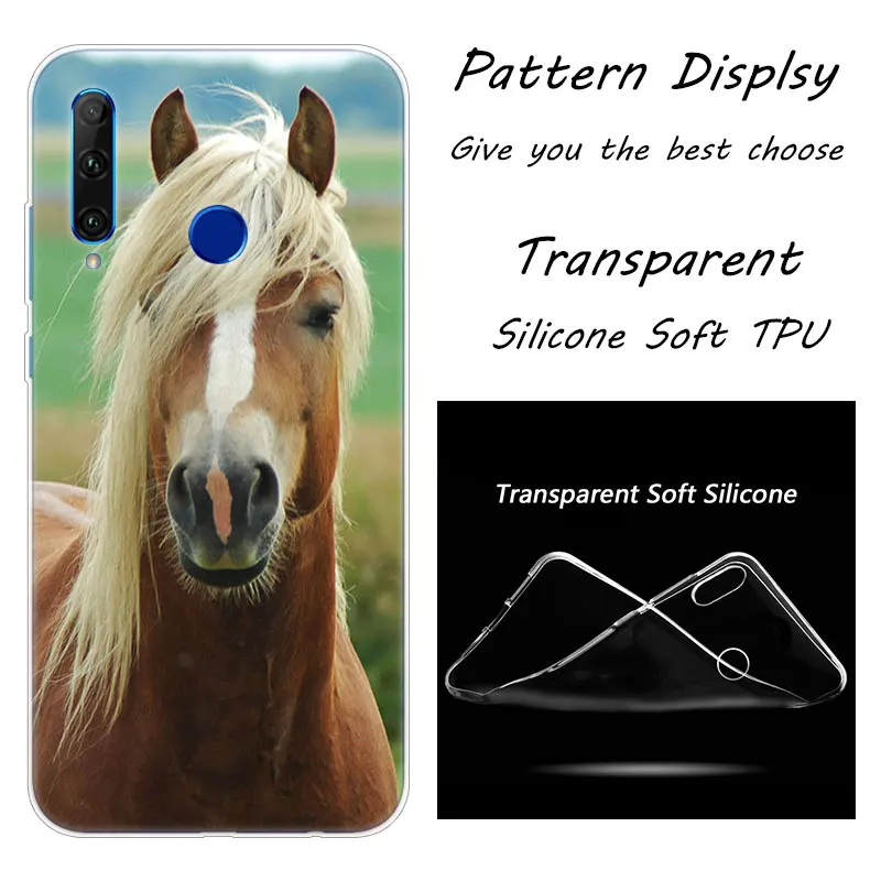 011 Мягкий силиконовый чехол для телефона Hot Horse Running для huawei Honor 20 20i 10 9 8 Lite 8X 8C 8A 8S 7S 7A Pro View 20 Модный чехол - Цвет: 011