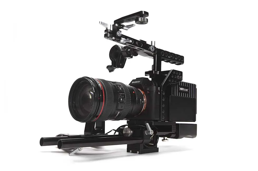 for a7sii a7s a72 ASXMOV Скорпион плечо rig dslr камера rig для panasonic gh5 gh4 a7sii a7s видеокамера rig - Цвет: for a7sii a7s a72