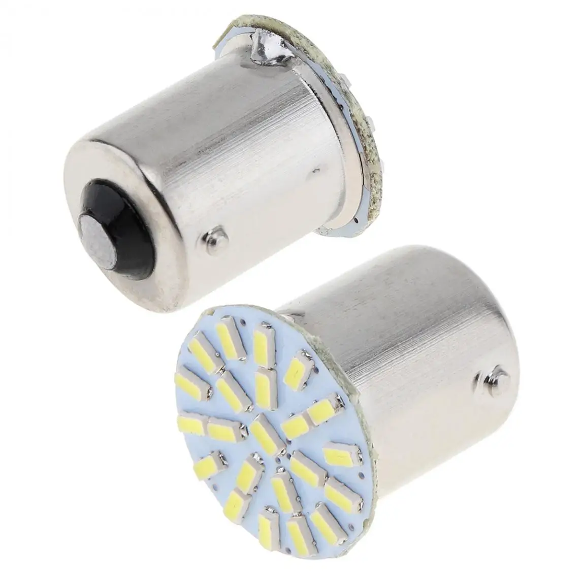 10 шт. 1156 светодиодный белый 12В 4 ватт BA15S 22 SMD светильник сигнальная Поворотная