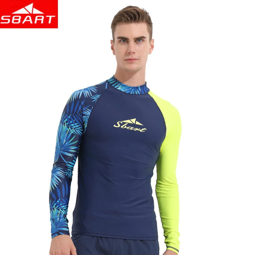 Buceo Sbart с длинным рукавом мужская Защита от солнца; Серфинг Одежда для подводного плавания на открытом воздухе мужской солнцезащитный Медуза купальник Рашгард серфинг