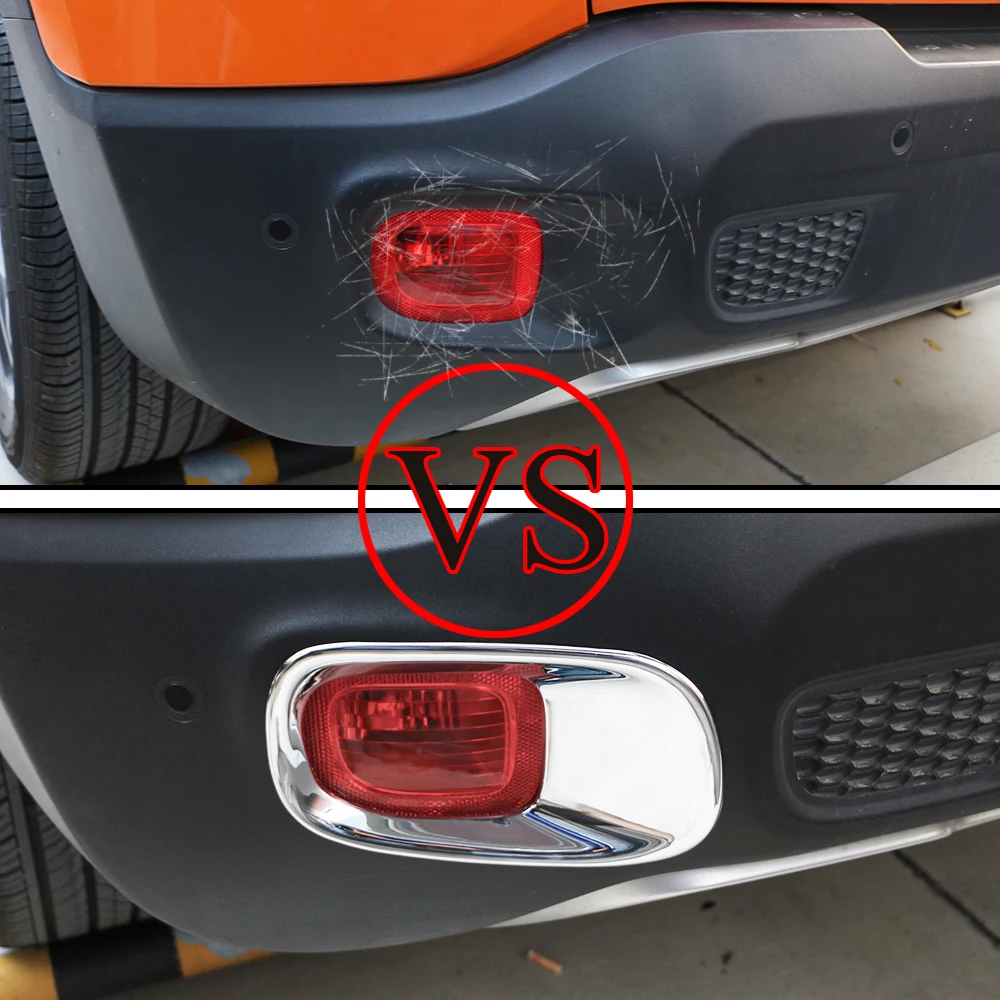 Защитный чехол Carmilla для задних противотуманных фар автомобиля подходит Jeep Renegade
