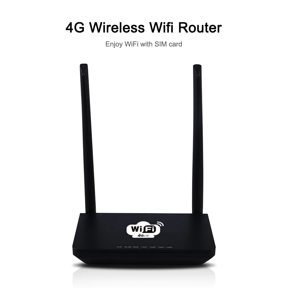 4G Портативный Hotspot беспроводной LTE 300 Мбит/с Wifi роутер мобильный MiFi с слотом для sim
