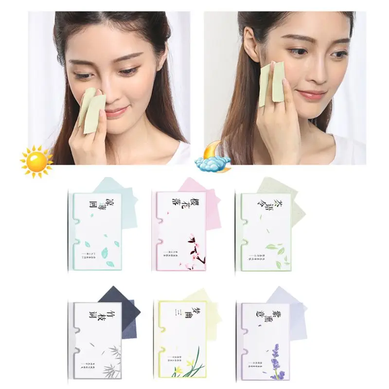 100 шт./кор. лица впитывающие масло Бумага фритюрница масляный Управление черных