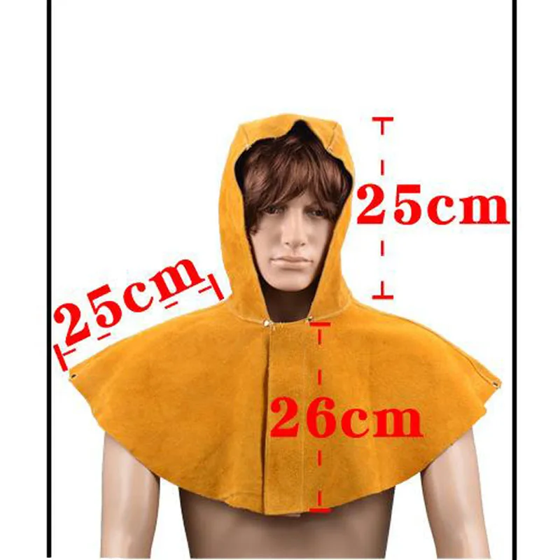 Yellow Protective Mask Sandblasting Cap Dust Proof Paint Industrial Full Face Grinding Head Shawl DFS044 | Безопасность и защита