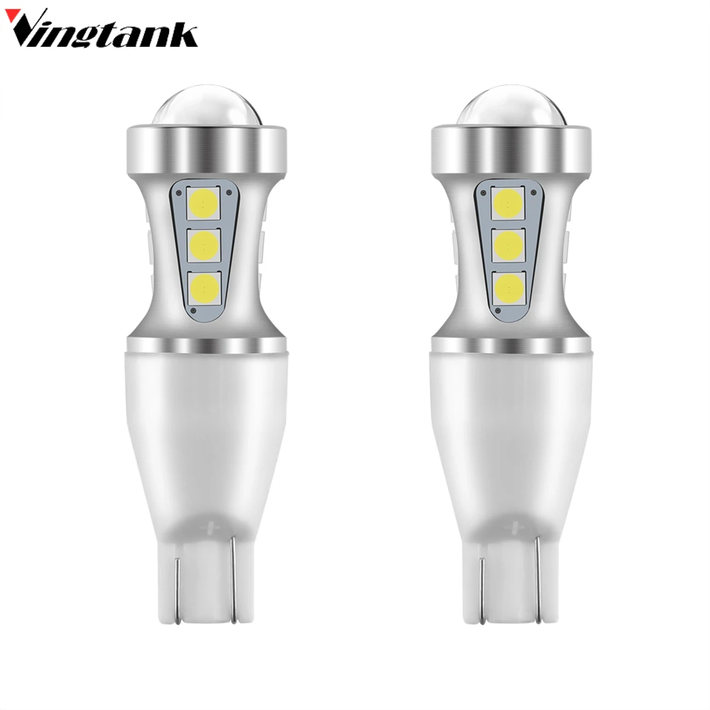 2 шт. T15 LED ОВС безошибочную луковицы подкладке излучатель 921 912 W16W автомобиля
