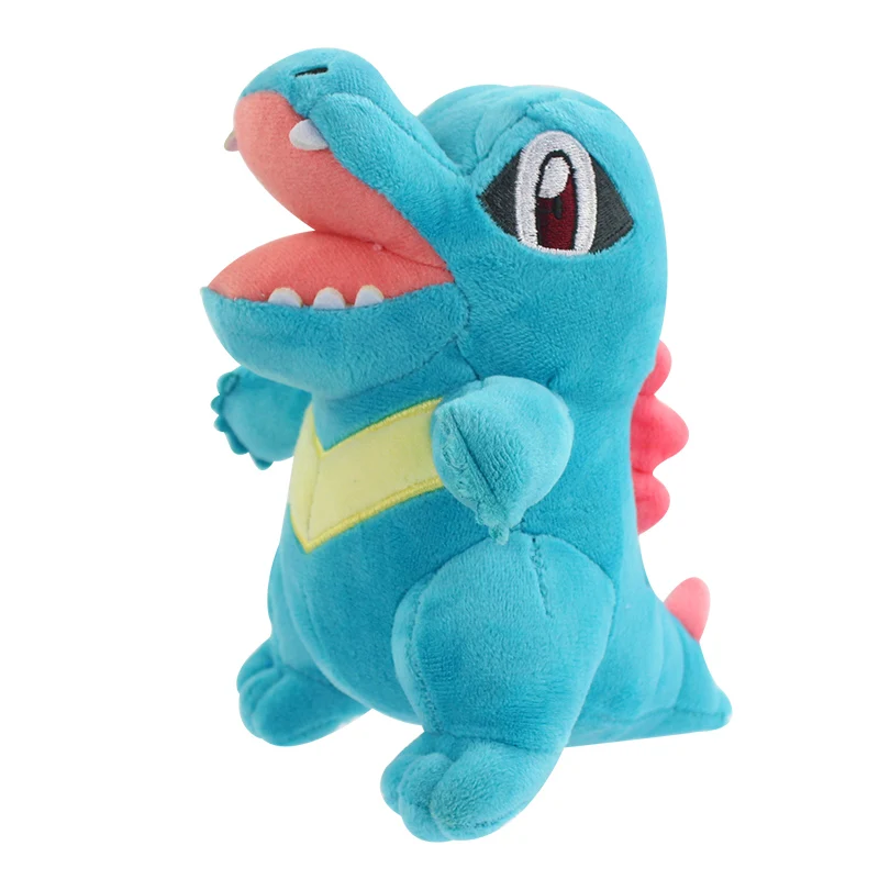 18cm Totodile 25 стилей 10-18 см плюшевая игрушка Peluche Charmander Snorlax Dragonite Mewtwo Poliwag милые мягкие куклы Детский Рождественский подарок - Color: 18cm Totodile