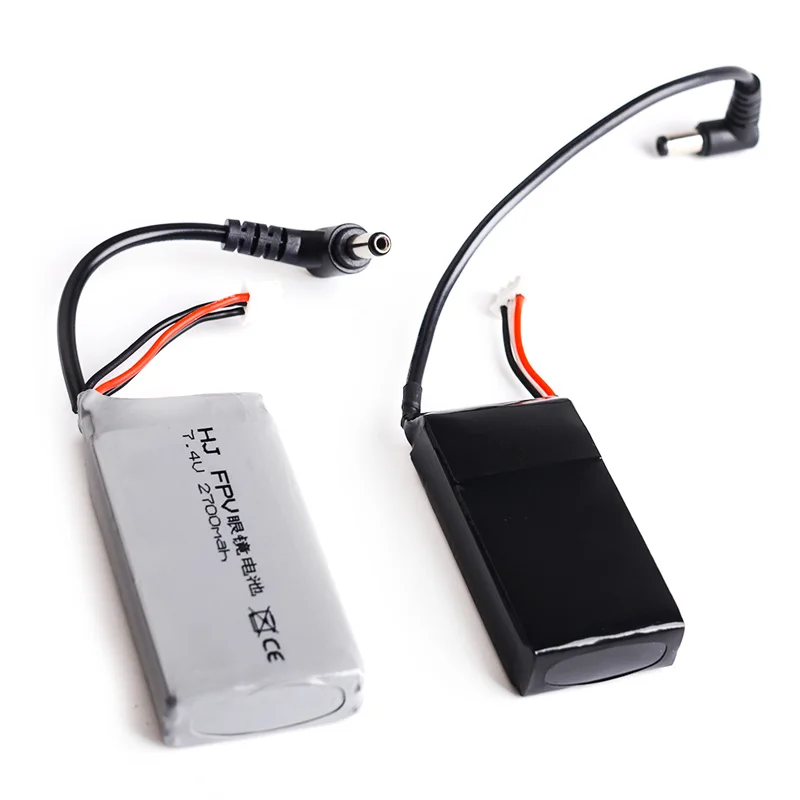Батарея Lipo 7 4 V 1500mAh 2700mAh 2S для Fatshark Доминатор Skyzone Aomway EV200D EV800 очки FPV батарея RC