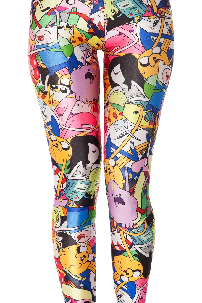 Новые милые тапочки в виде персонажа аниме леггинсы для женщины печатные