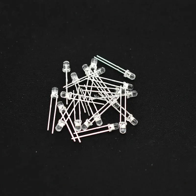 

100PCS/LOT 3MM Purple Color LED Super Bright F3 LED Diodes LED Beads Purple Light