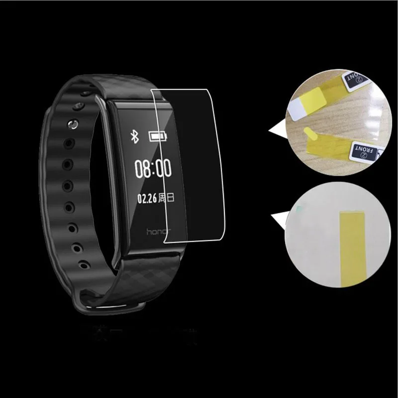 2 шт Анти-шок мягкая ТПУ Ультра прозрачная HD защитная пленка для Huawei Honor Band A2
