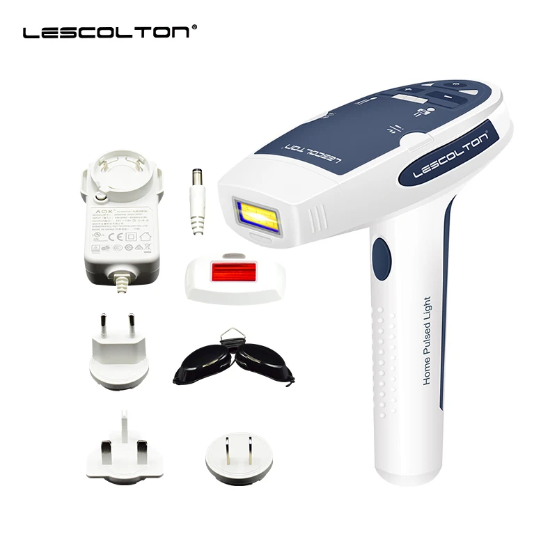T006 Blue Эпилятор all Lescolton IPL, 3в1, лазерная Машинка для удаления волос, постоянный лазерный эпилятор, бикини, удаление тела - Цвет: T006 Blue