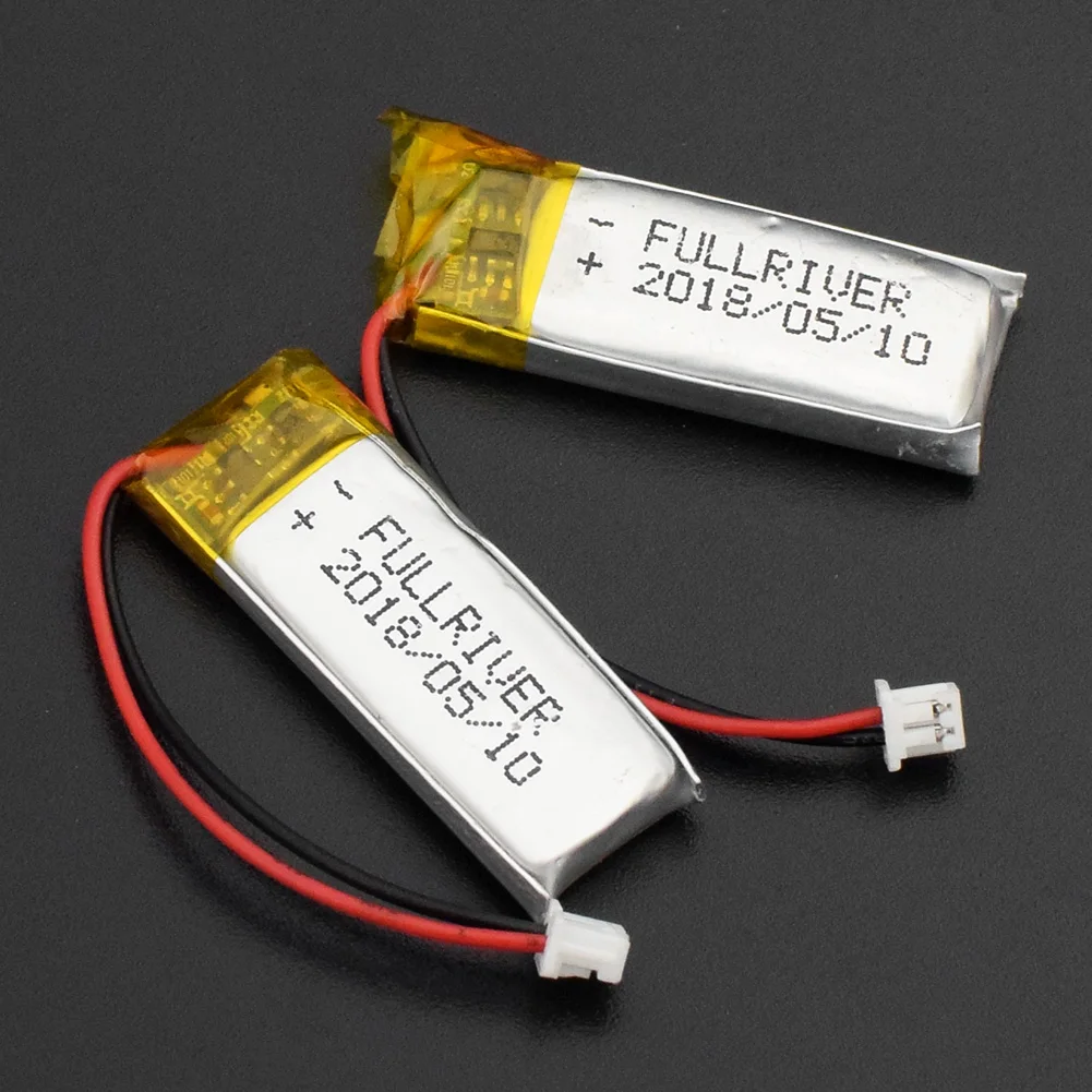 2pcs Postuman Высокая плотность энергии 501230 130 мАч Bluetooth гарнитура 3,7 в литий-полимерный аккумулятор литий-полимерные аккумуляторы - Цвет: 2pcs