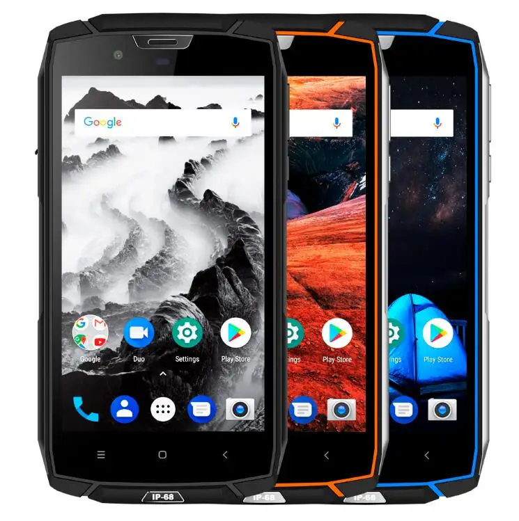 Корабль из RU VKworld VK7000 4G LTE IP68 Водонепроницаемый 5 2 &quotMTK6750T Восьмиядерный Face ID 4 GB + 64