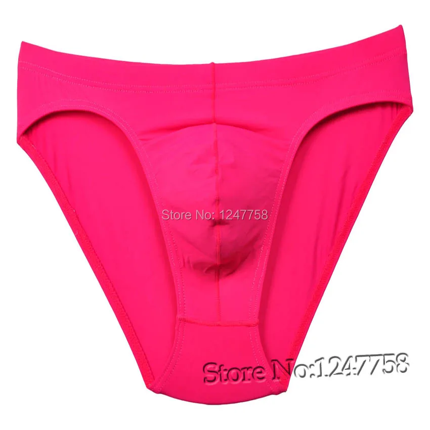 Сексуальное мужское нижнее белье шелковые трусы с мешочком шорты мини-штаны под