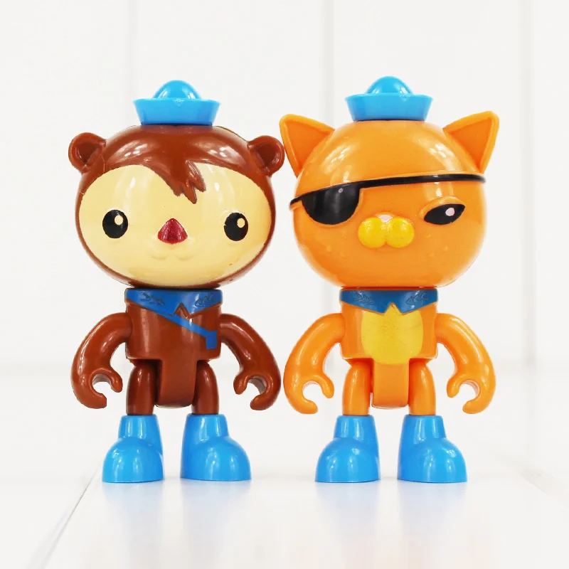 8 шт./партия Octonauts фигурка игрушки капитан барнакс песо шеллингтон Dashi Tweak кукла фигурки модель игрушки для детей