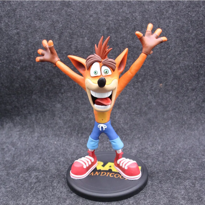 Горячая авария Bandicoot Аниме игры ПВХ фигурку Коллекционная модель игрушечные