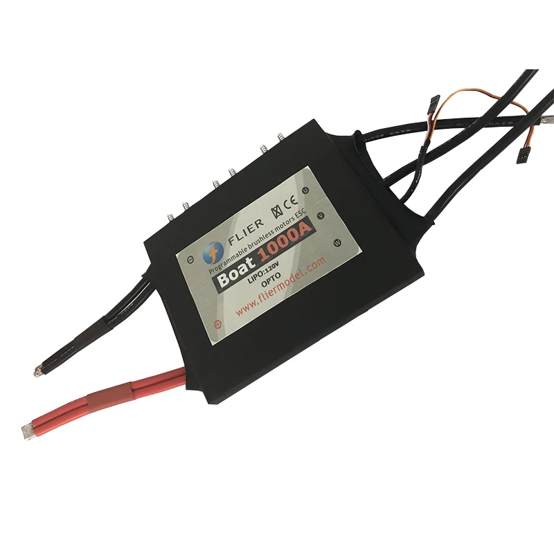 Фото Flier мощный бесщеточный ESC 120V 1000A для лодки с программной коробкой Детали и Flier мощный бесщеточный ESC 120V 1000A для лодки с программной коробкой Детали и