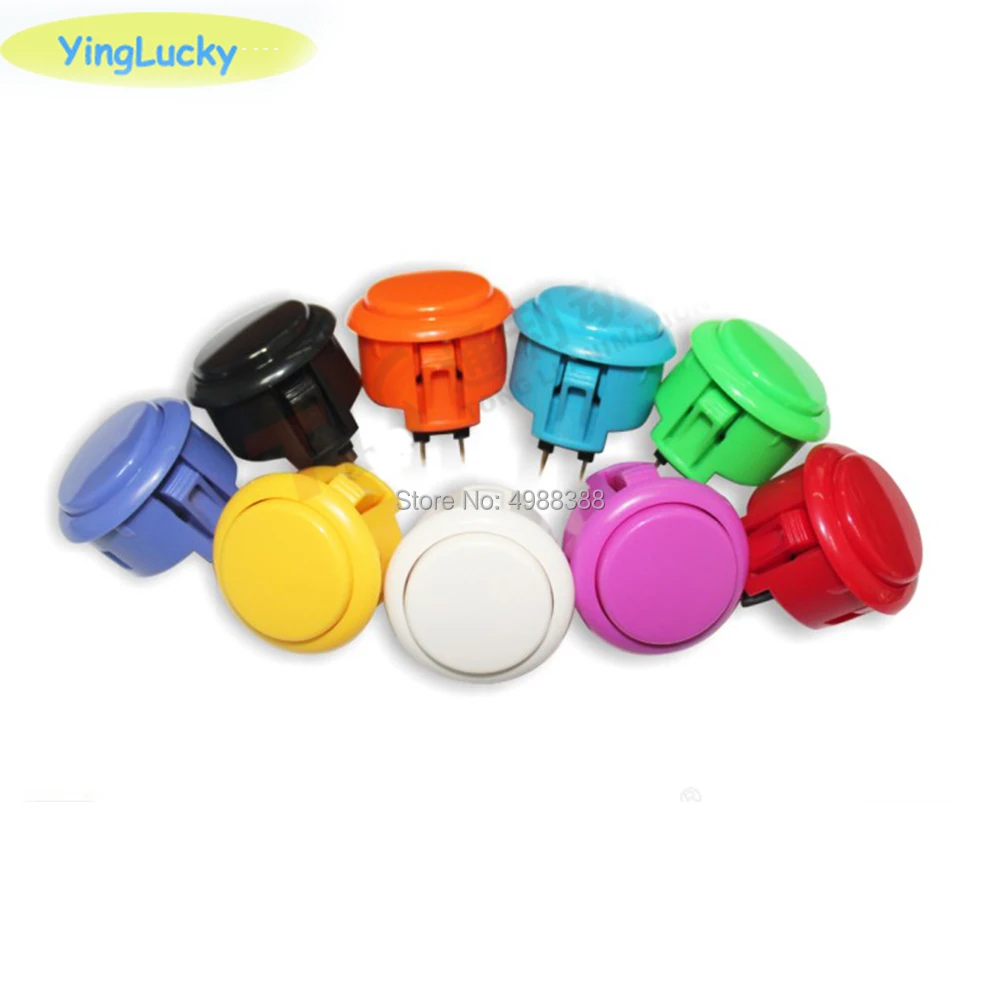 SANWA OBSF-24 Кнопка 24 мм Нулевая задержка игровой кнопка для игры оригинальная sanwa Сделано в Японии SANWA Джойстик