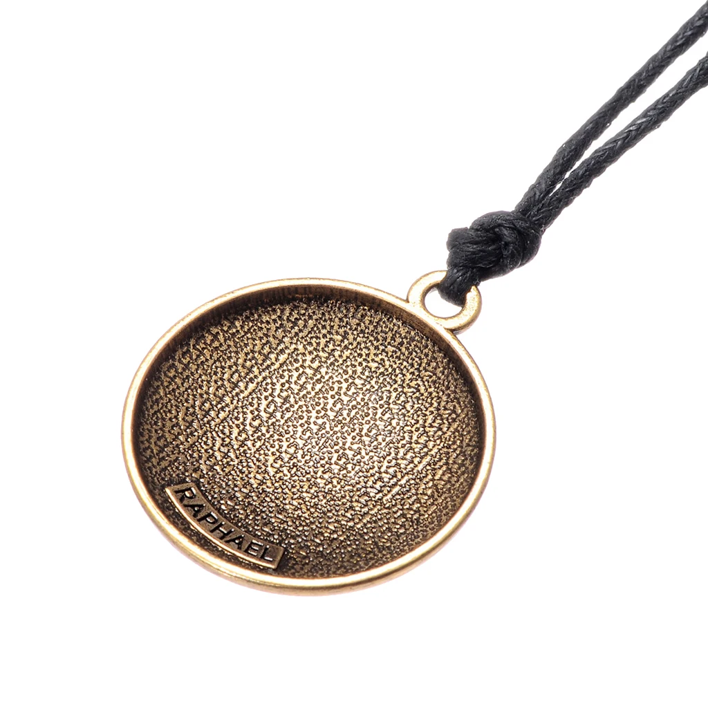 2 шт. ожерелье с круглым кулоном в форме амулета для женщин и мужчин подарок |