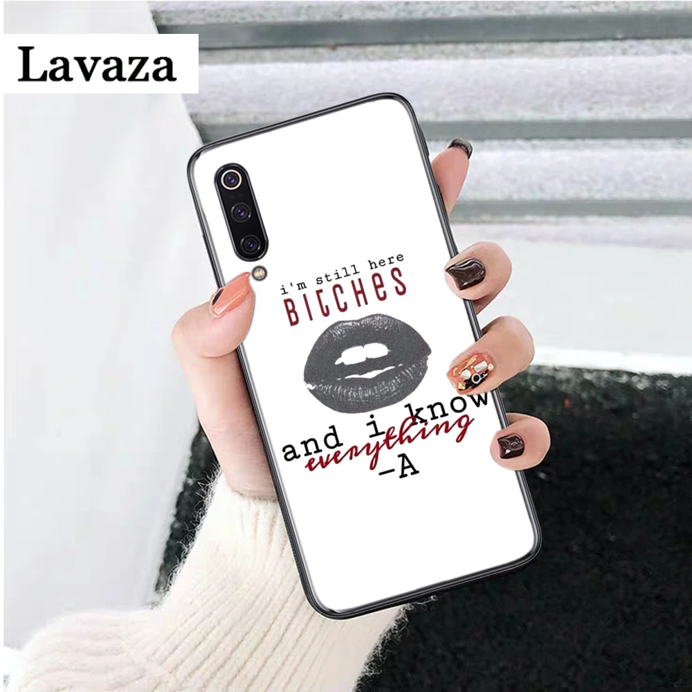 Надписью Pretty Little Liars и PLL сериал Гибридный Силиконовый чехол для Xiaomi MI 5X 6 6X 8 9 SE 9T Pro