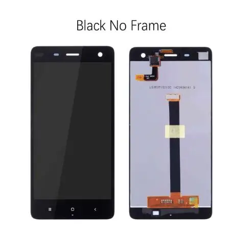 Black no frame 5," ЖК-дисплей для мобильного телефона для Xiaomi Mi 4, сенсорный ЖК-экран с рамкой для Xiaomi Mi 4, ЖК-дисплей для Xiaomi Mi 4, Замена ЖК-дисплея - Цвет: Black no frame