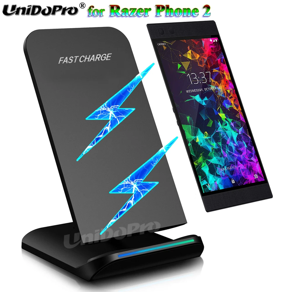 Беспроводное зарядное устройство для Razer Phone 2 Phone2 - Snapdragon 845 Qi Индукционное
